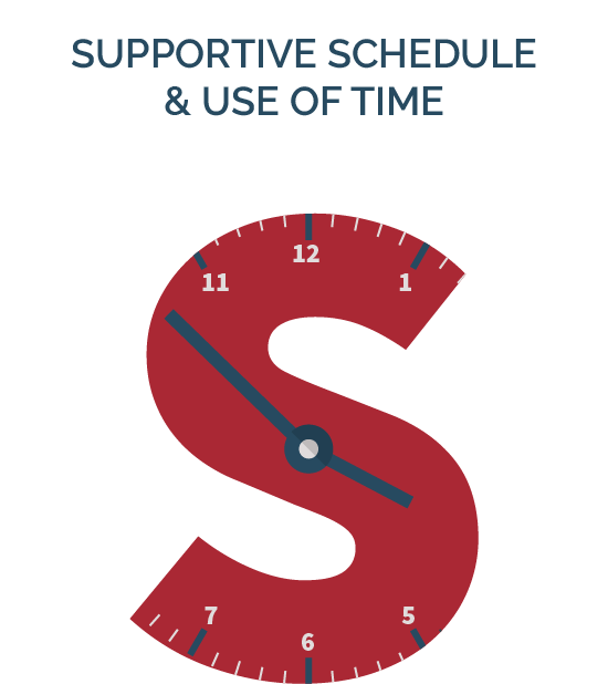 supportive school schedule and use of time