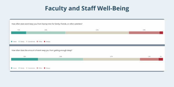 faculty and staff well-being stress workload